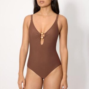 Maillot de bain Y. Mora, brun